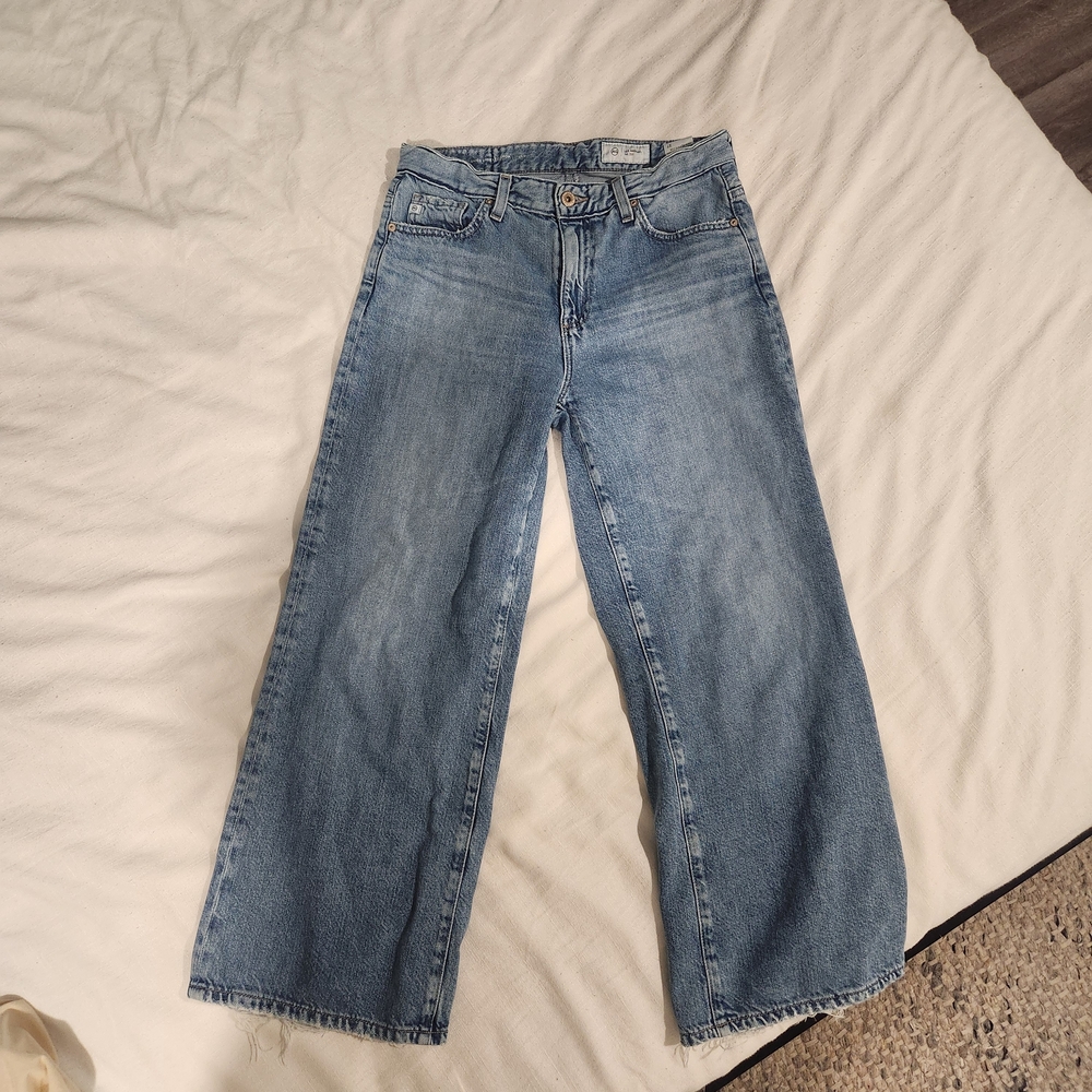 AG Adriano Goldschmied Wide Leg Jeans 27